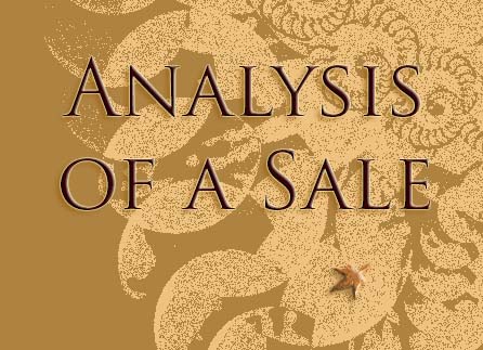 Analysis of a Sale Part 3