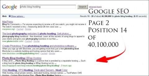 Photo Blog Hosting on Google